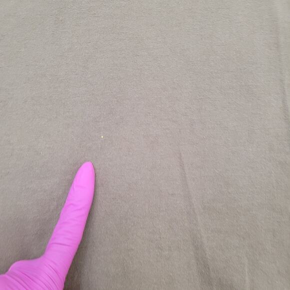 Vintage La-Vida Cross Heart Shirt Medium 20x27 Brown - Picture 5 of 16